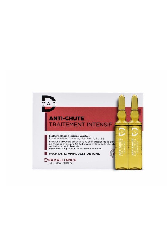 DCAP AMPOULES TRAITEMENT INTENSIF ANTI-CHUTE 12 X 10 ML